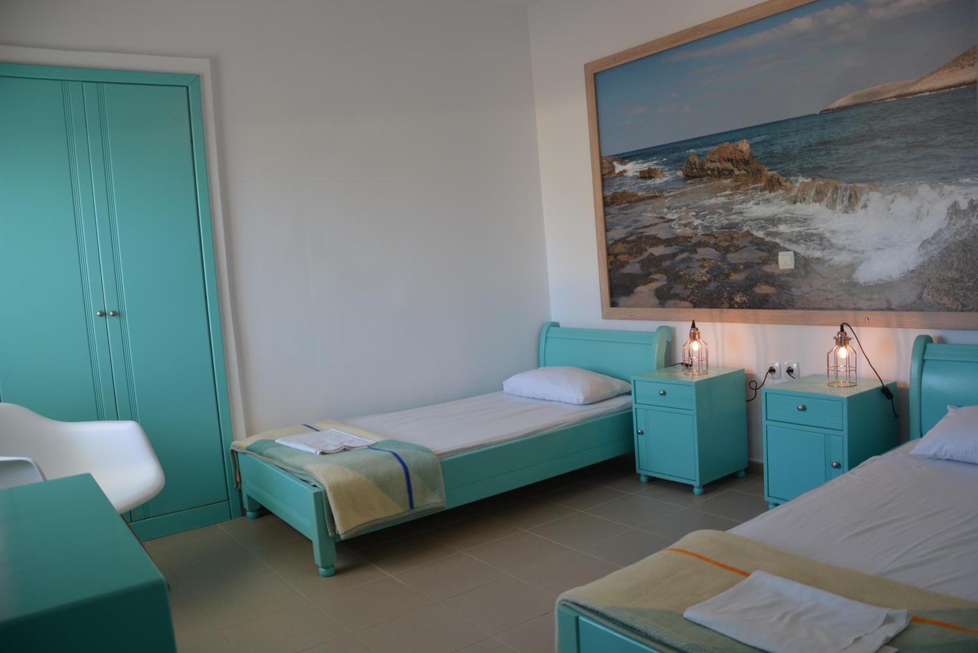 Blue Beach Villas Apartments Stavrós Quarto foto