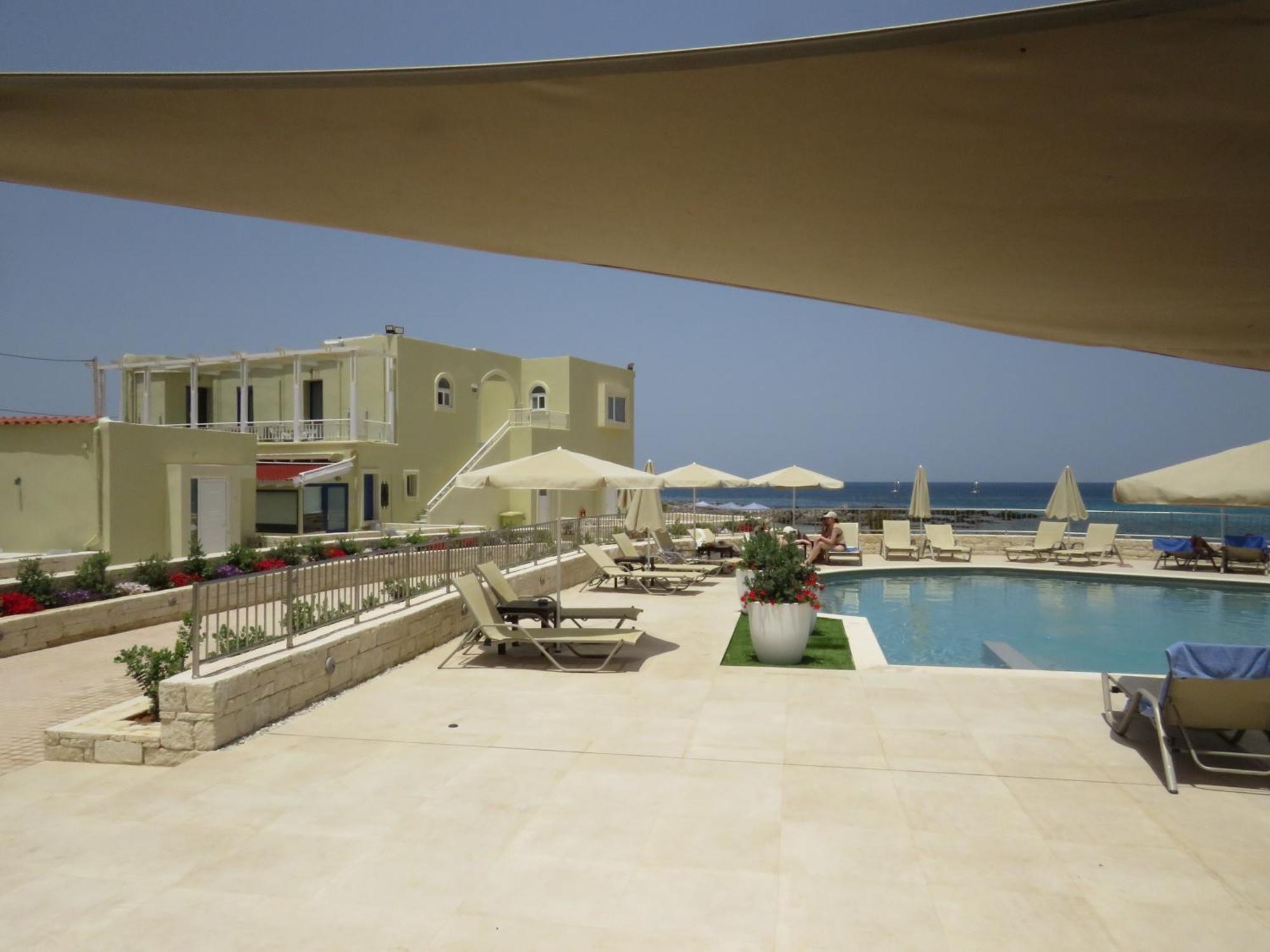 Blue Beach Villas Apartments Stavrós Exterior foto