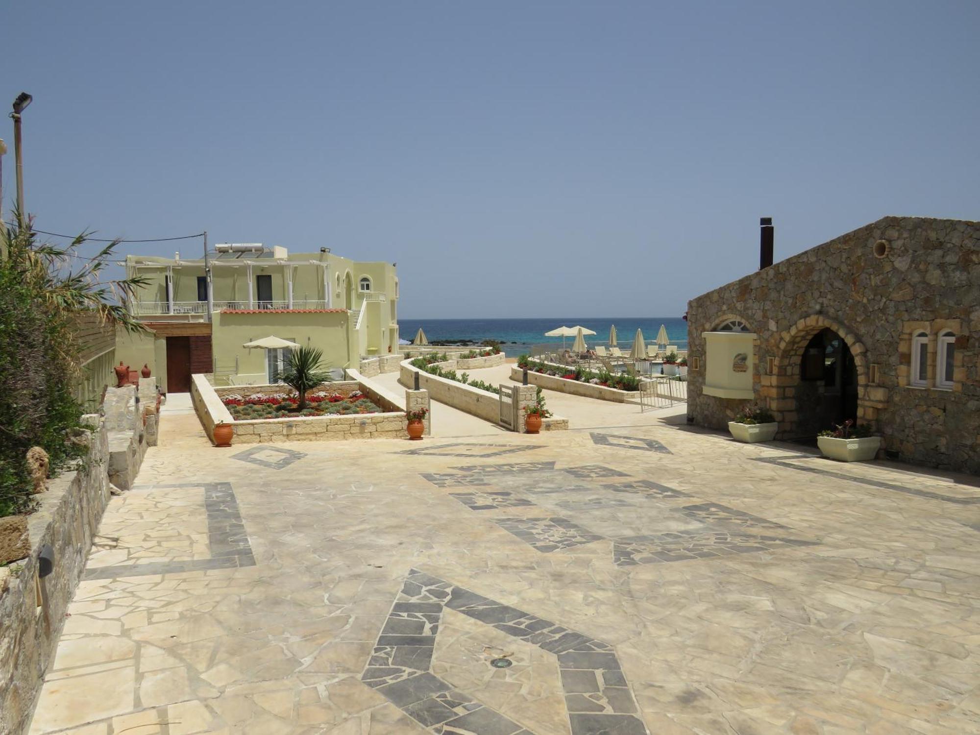 Blue Beach Villas Apartments Stavrós Exterior foto