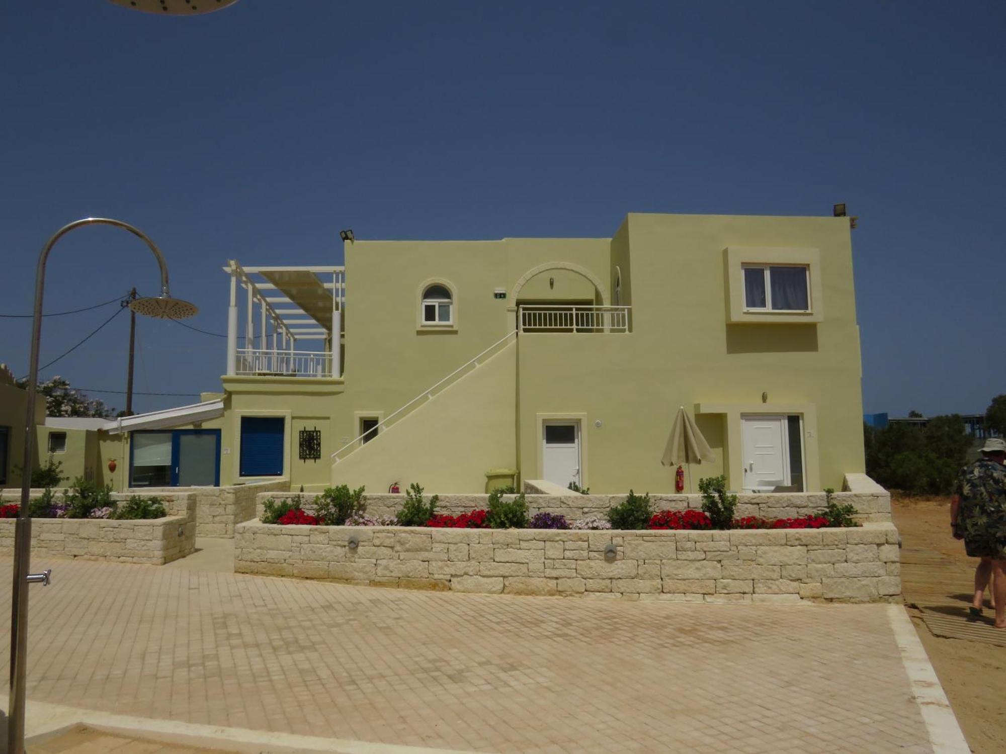 Blue Beach Villas Apartments Stavrós Exterior foto