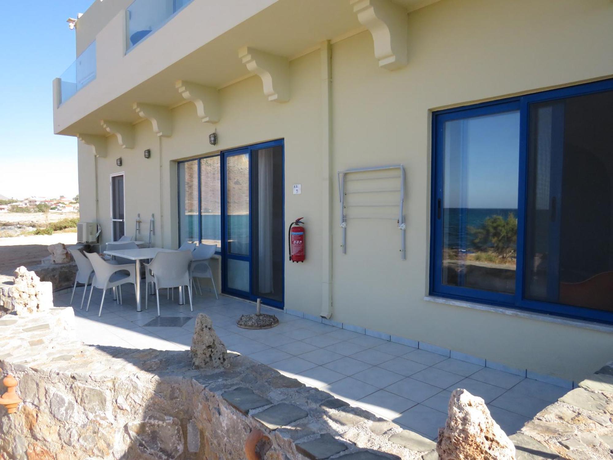 Blue Beach Villas Apartments Stavrós Exterior foto