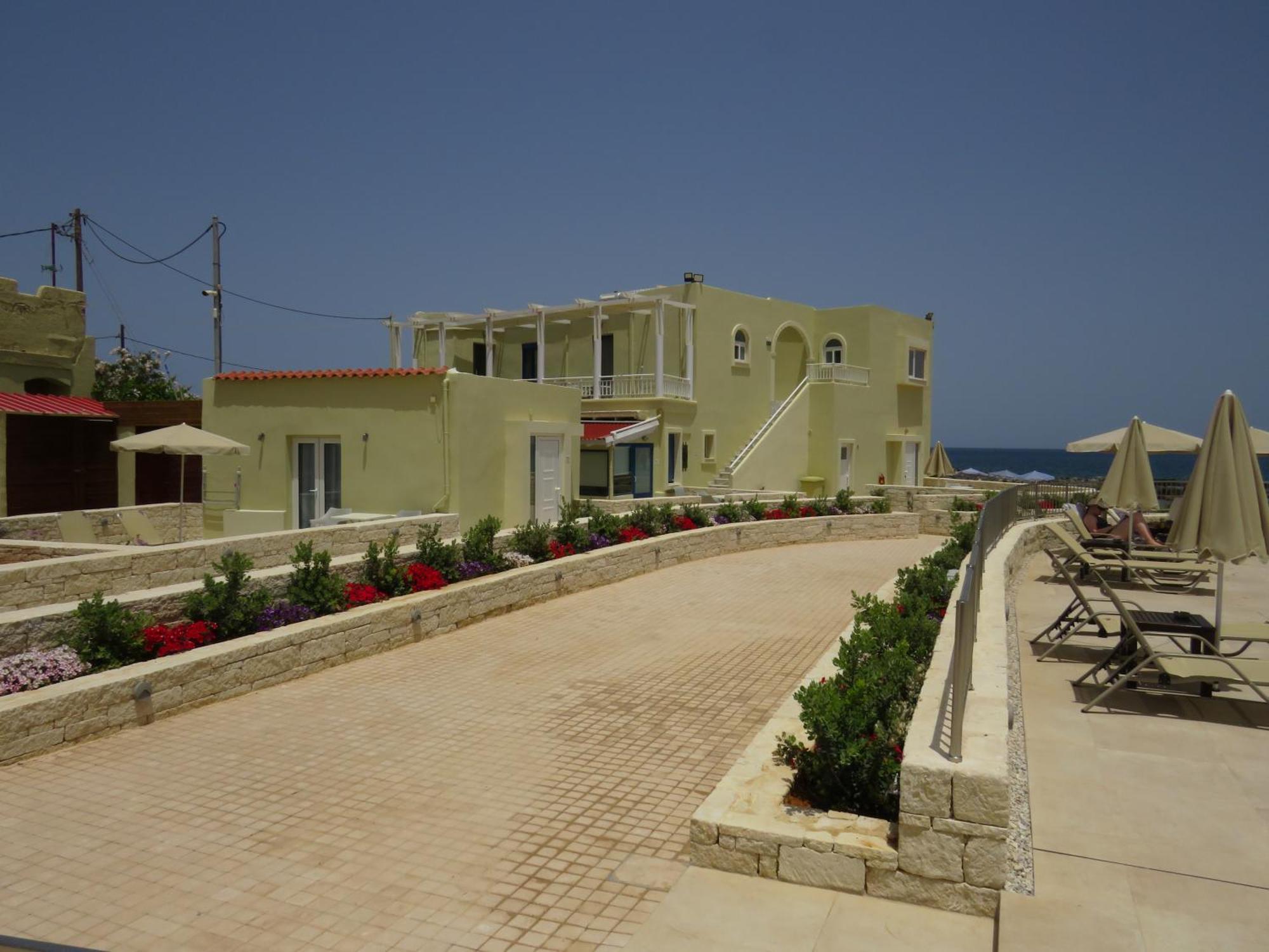 Blue Beach Villas Apartments Stavrós Exterior foto